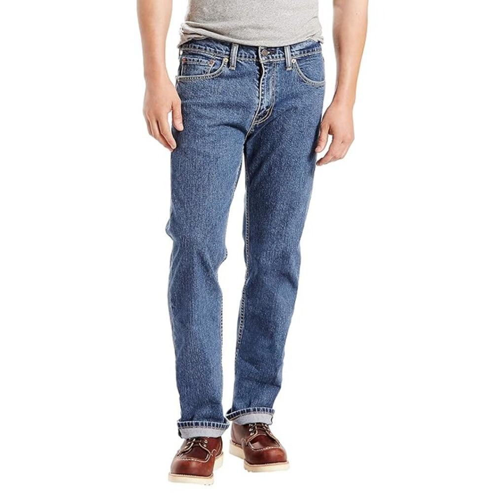 Lot Of 3 Levi's 505 Straight Leg Jeans Mens 36x32 Blue Denim 5-Pocket Everyday